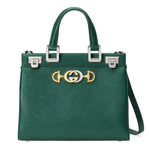 gucci zumi bag green|Gucci zumi top handle bag.